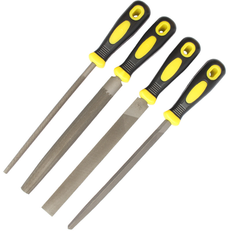 钢锉锉刀套装打磨工具角铁小挫刀什锦金属三角钳工锉