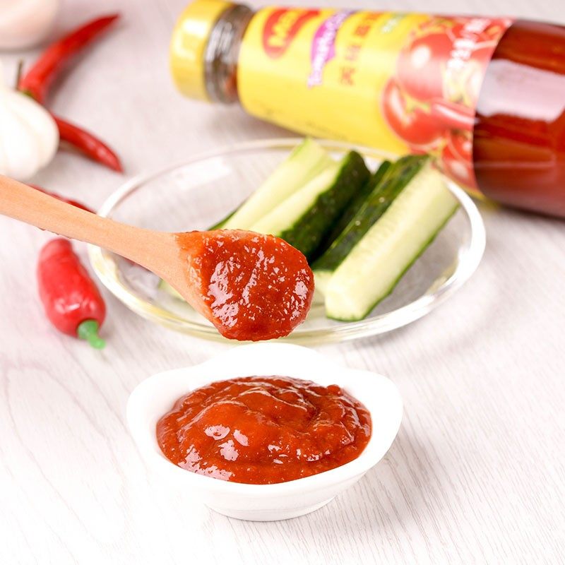 美极番茄辣椒酱340g进口调味意大利面酱手抓饼石锅拌辣椒酱