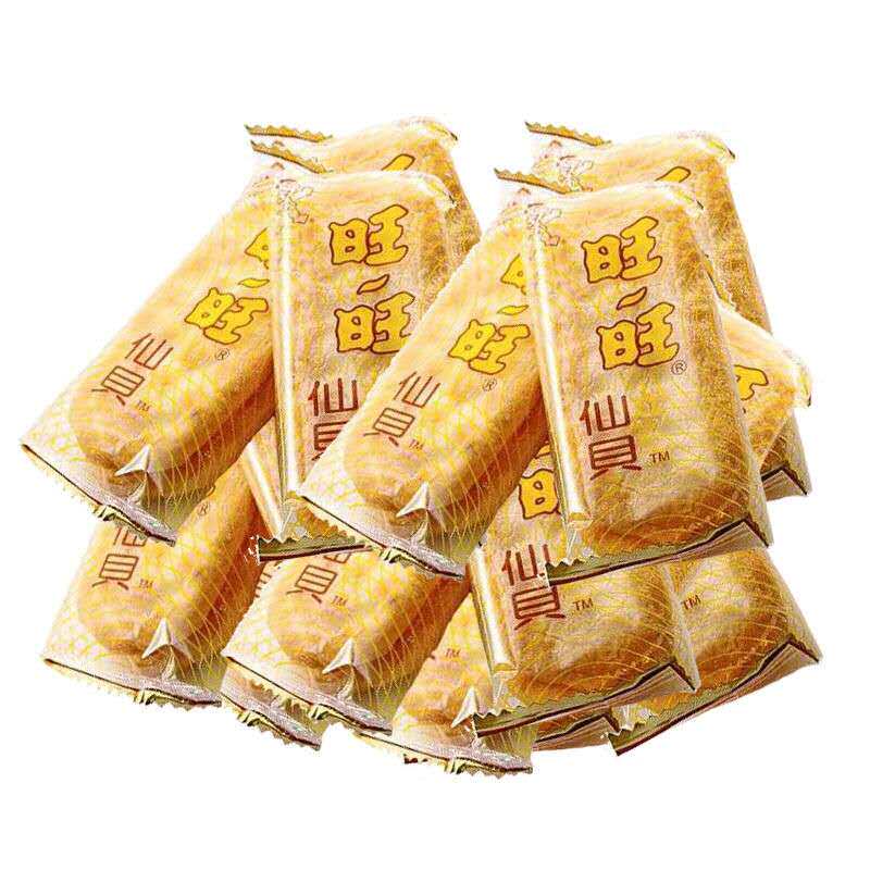 旺旺仙贝520g52g休闲零食饼干儿童成人膨化食品膨化食品