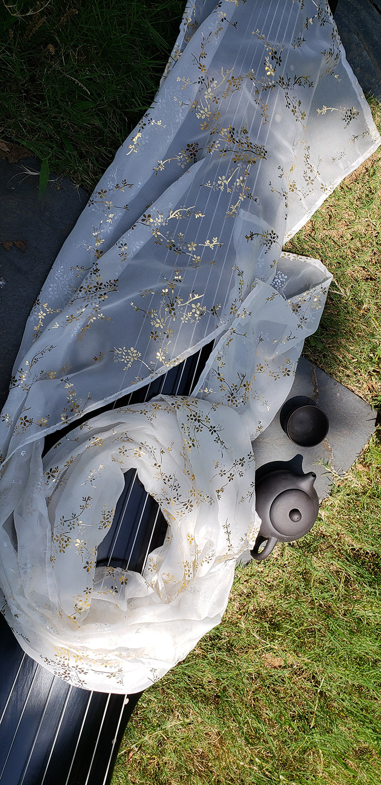 传统日常汉服汉元素配饰出游出片3米6米仙仙的烫金披帛