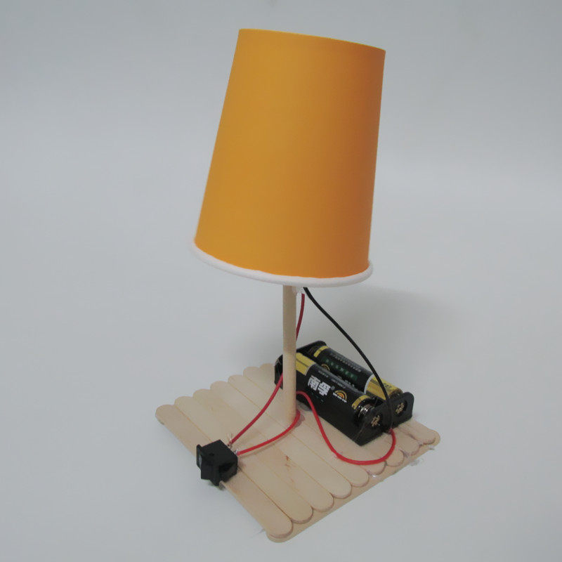小学生手工制作台灯diy科技小作品 小学生通用技术作品创客玩具 - 购