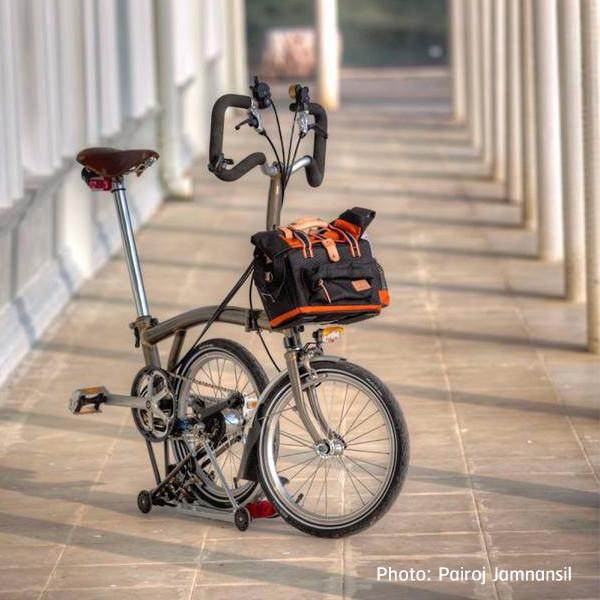 泰国vincita ua012b brompton 小布车头包 城市 复古 便携包