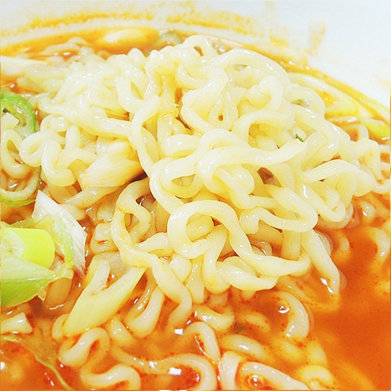 韩国进口农心安城汤面125g*5袋 网红速食面煮面 方便面微辣辛拉面