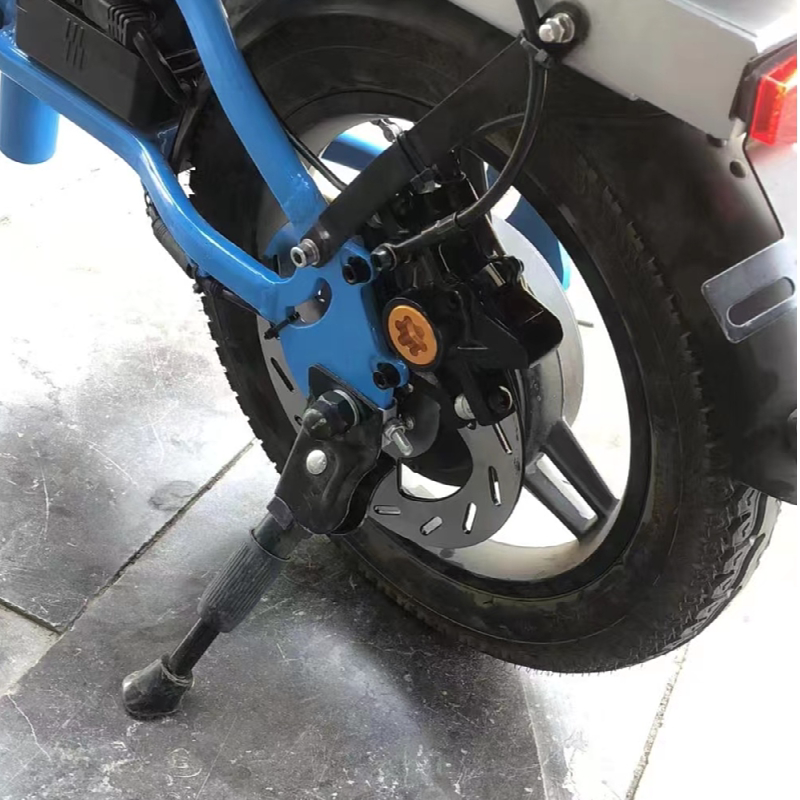 14寸驾车碟巴油刹折叠电动车活塞油碟改装通用电动车刹车装置