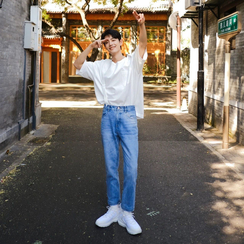 余生请多指教肖战顾魏同款短袖设计男女小众情侣t恤