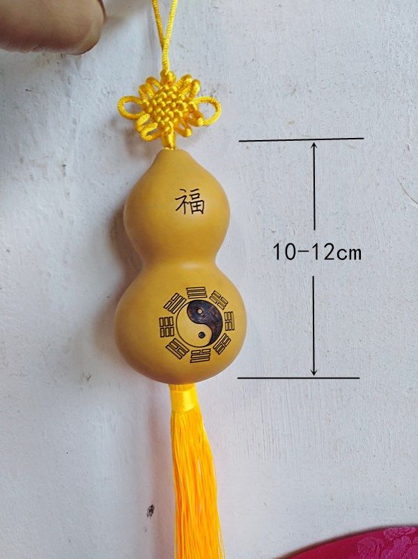 天然亚腰葫芦烙画八卦图挂件饰品手工艺品葫芦