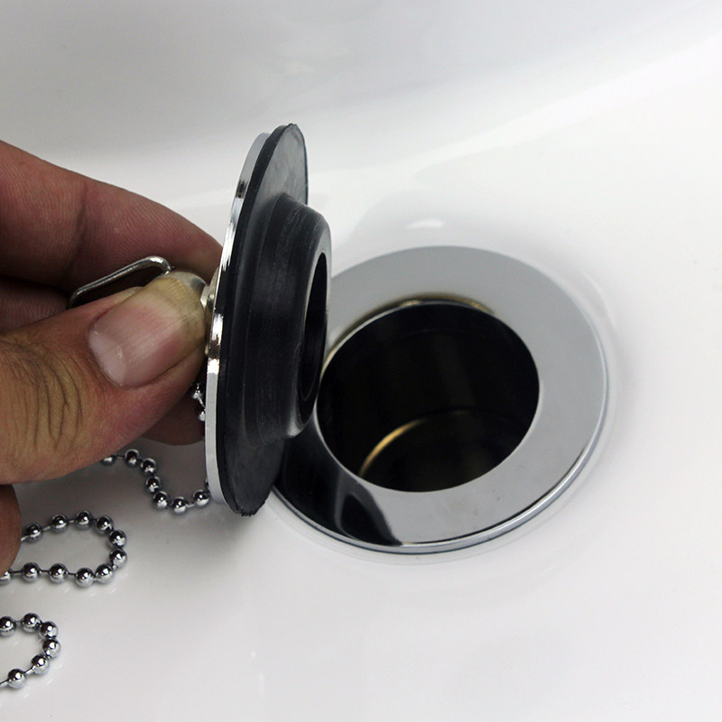 地漏全铜浴缸游泳池水池塞子鱼池下水排水圆形浴缸配件