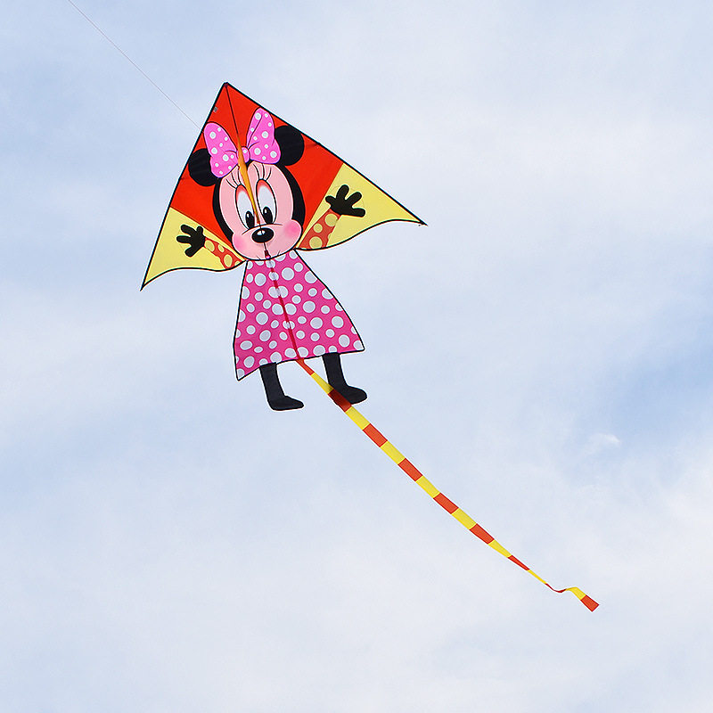 风筝潍坊儿童米奇米妮卡通小猪微风易飞初学者风筝