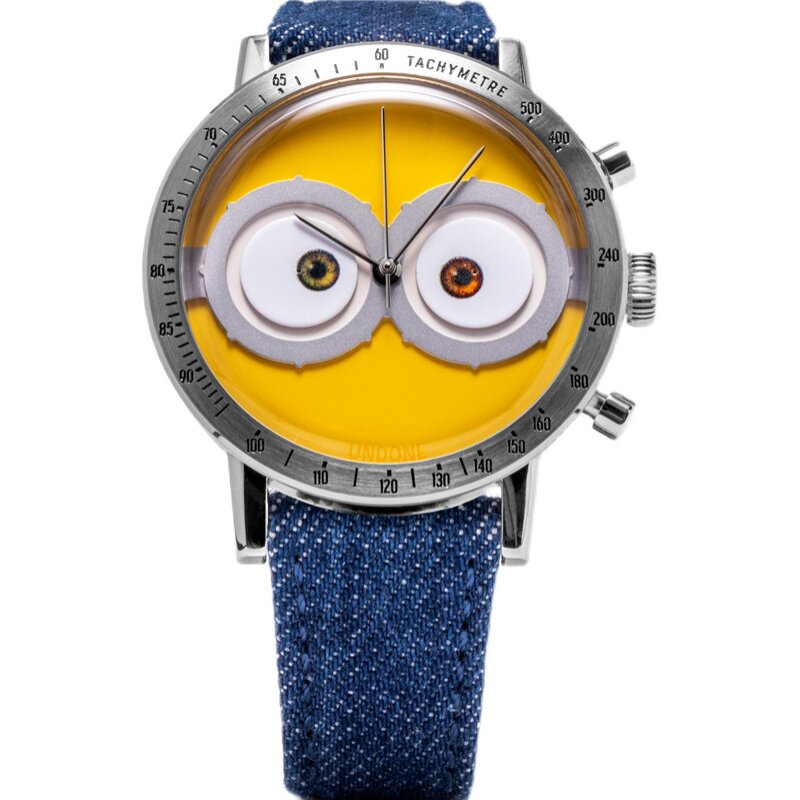 代购正品undoneminionsbob小黄人快跑联名限量创意欧美腕表