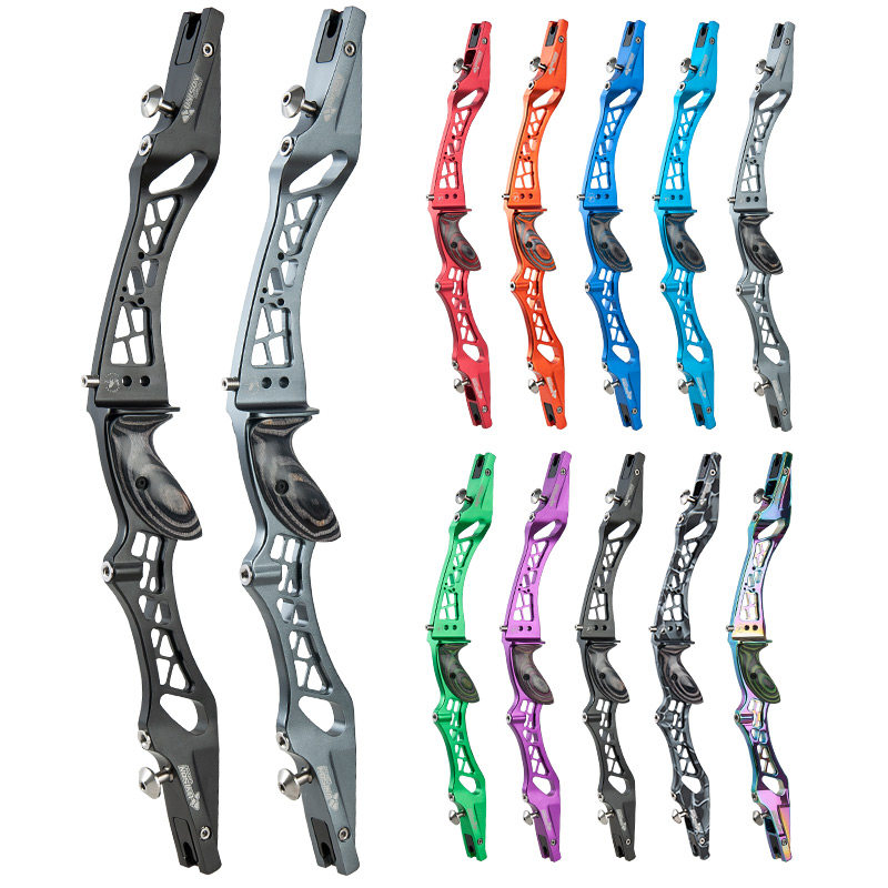 顶点unison竞技反曲弓把25英寸ilf通用接口可调中心线左右手可选