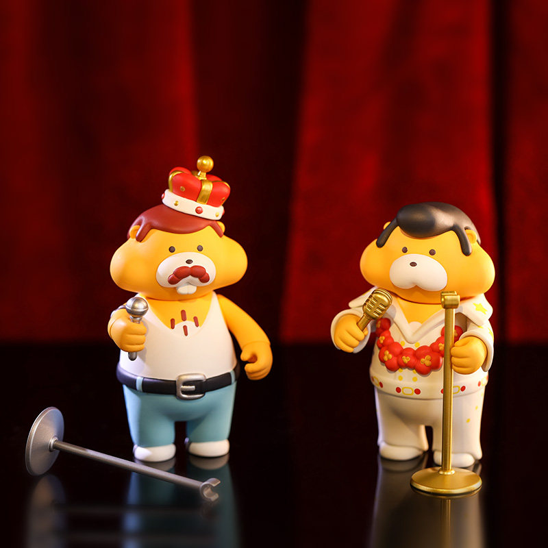 首发gon的旱獭音乐系列潮流盲盒 獭去1900 摆件动漫周边盲盒礼物