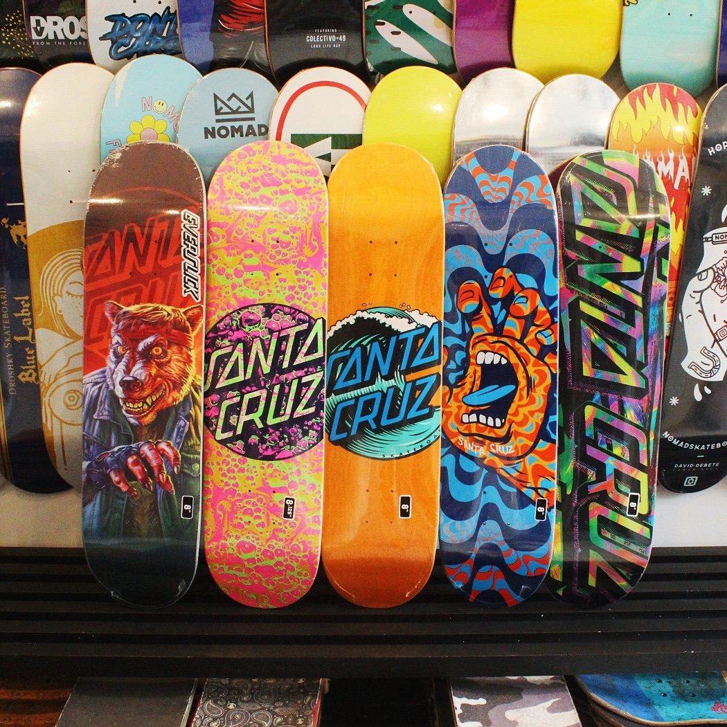 进口彩色青少年成人santacruz怪爪板面livefree滑板送砂滑板