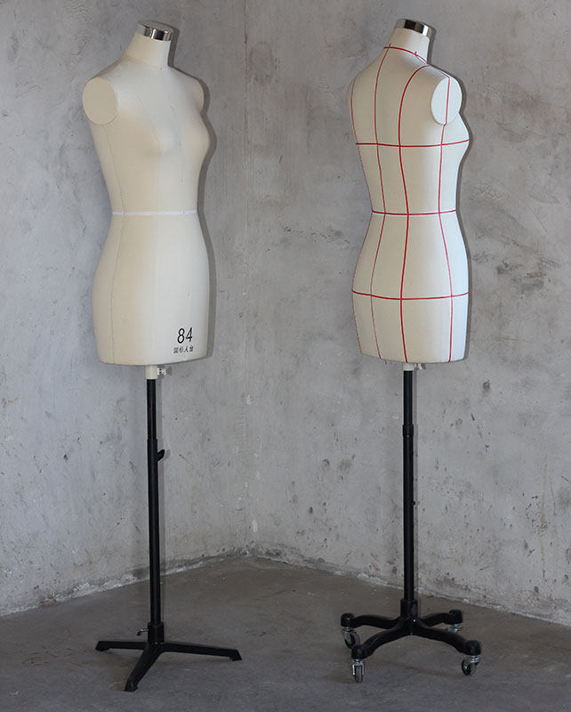 国标84立体裁剪标准人台学生专用教学立裁人台女半身服装模特道具