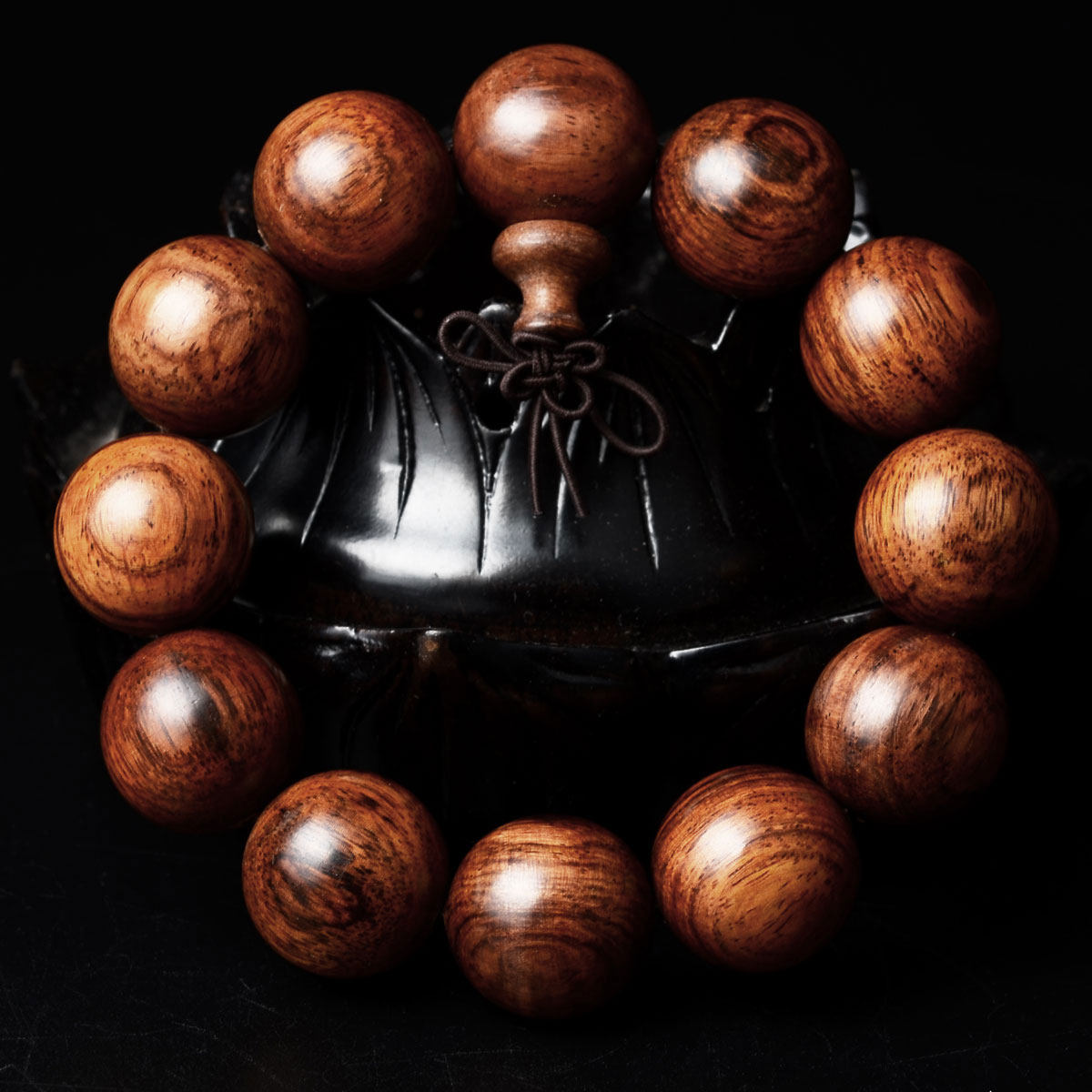 手链风水阁海南黄花梨佛珠手串大气20mm男士时尚饰品手链