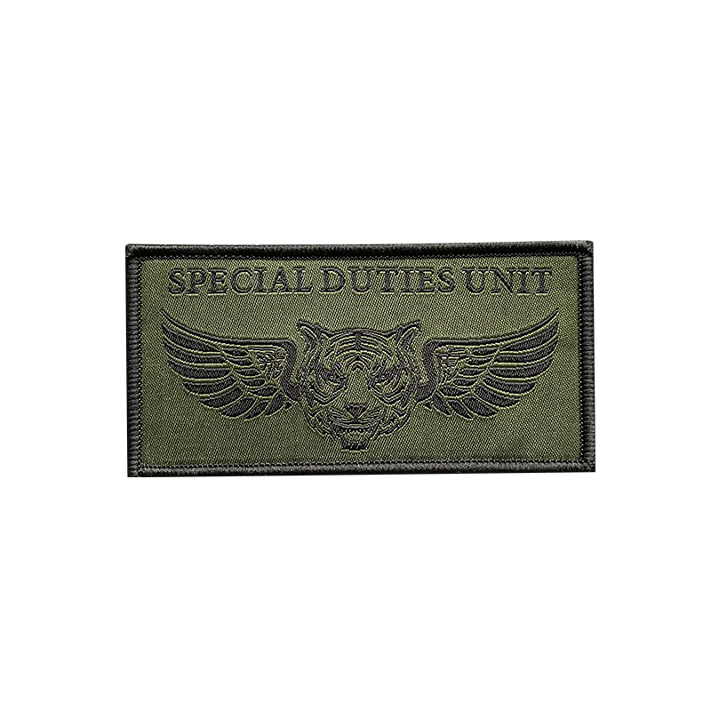 香港sdu飞虎队魔术贴章 纪念章徽章魔术贴章 低可视飞虎帽徽臂章-mc