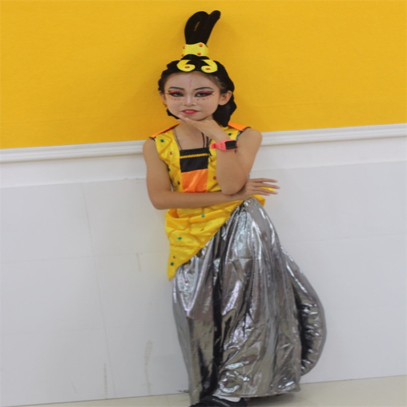 包邮老爷爷演出服系列之蛇精表表演蝎子衣服儿童儿童演出服