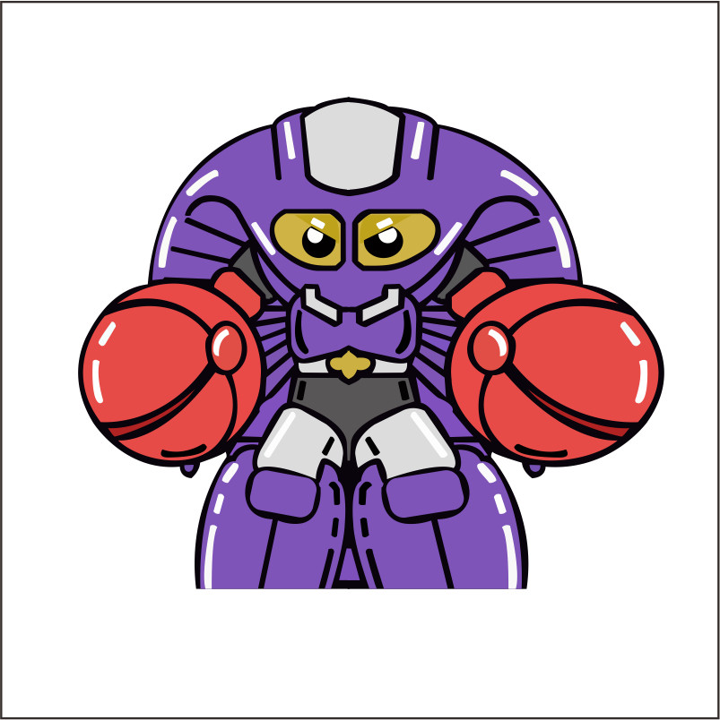 适用于铁甲小宝卡布达车身情怀遮盖卡通创意划痕汽车装饰贴