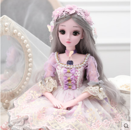 60厘米大号乖乖芭比换装会说话公主仿真洋娃娃女孩玩具礼盒套装