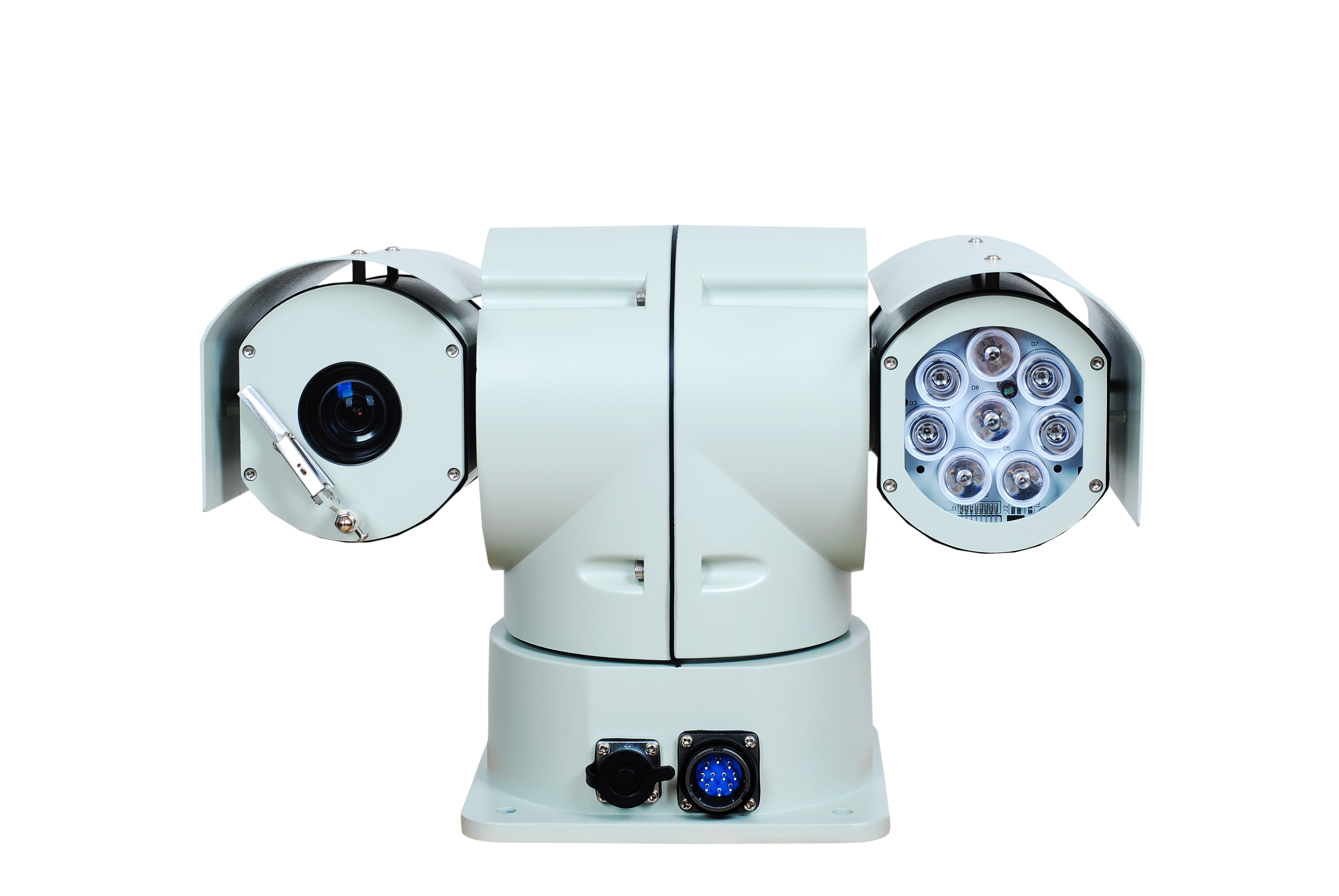 威控360度全景车载警车专用云台监控摄像头激光车载摄像头