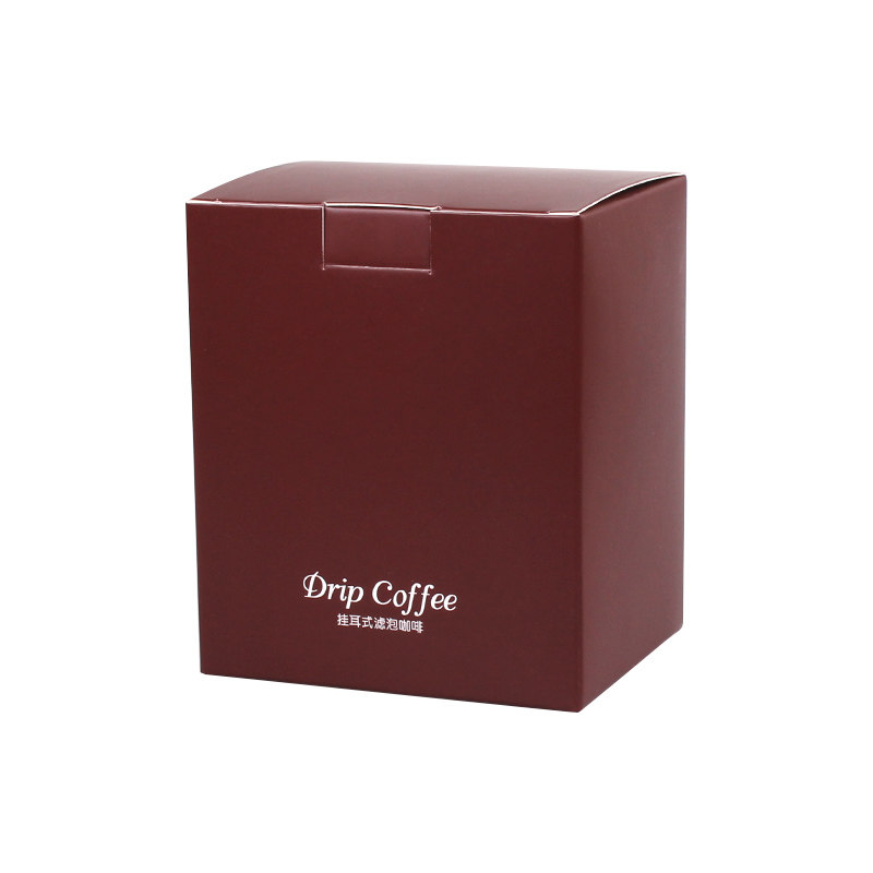 挂耳咖啡10包盒子10个彩色印刷牛皮牛皮纸纸盒定制礼品盒