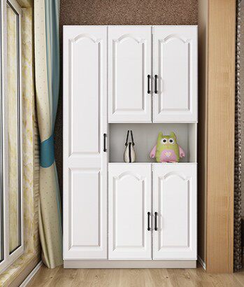 阳台定制防晒储物柜收纳简约经济型衣柜杂物柜置飘窗柜