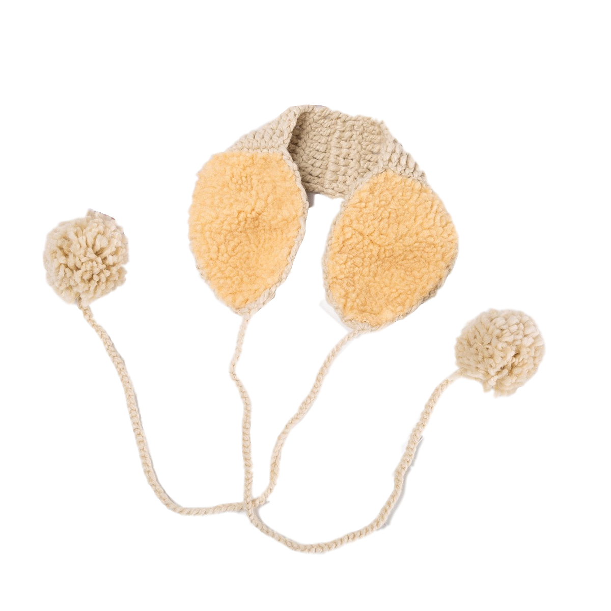 针织毛线耳套耳罩冬天保暖帽子甜美可爱耳包耳套