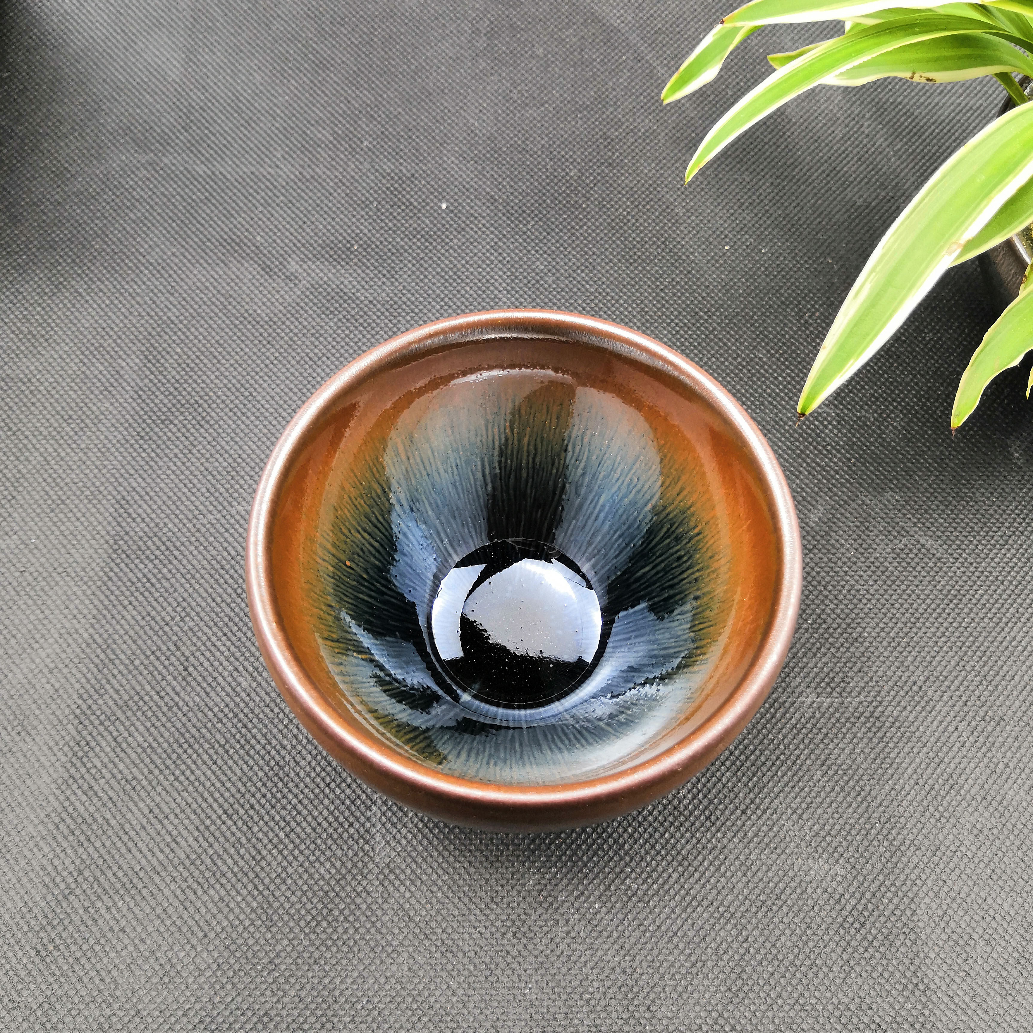 建盏茶杯手工兔毫原矿功夫功夫茶铁胎鹧鸪陶瓷茶杯