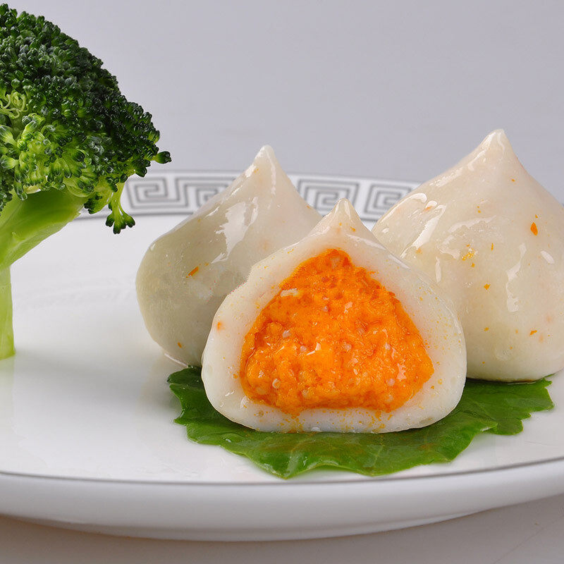 蟹黄250g火锅丸子蟹籽关东煮豆捞食鱼丸2份蟹类制品