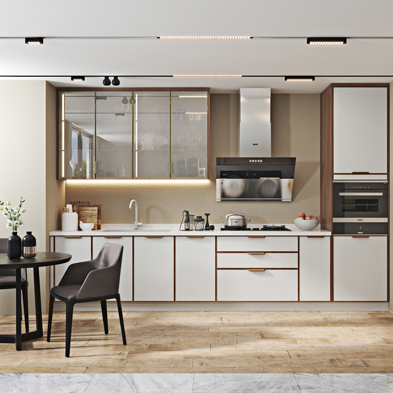 定制欧派橱柜整体橱柜石英石台面台面定做现代厨房整体厨柜