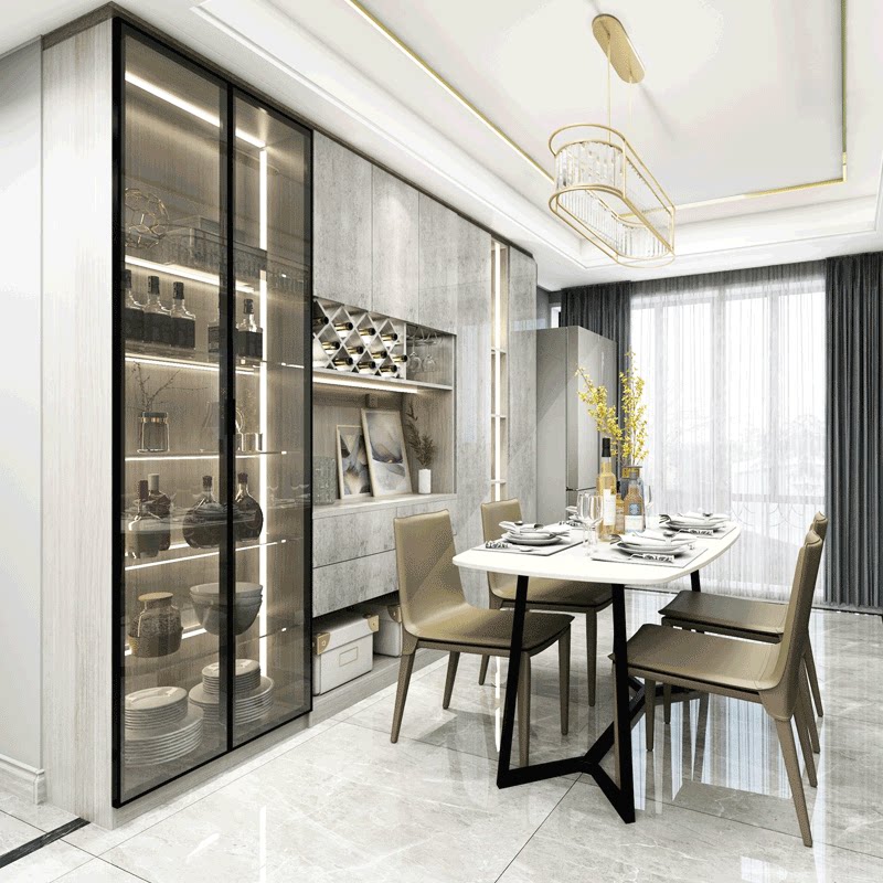 欧派全屋定制家具轻奢风云尚整体衣柜定做卧室电视柜整屋柜子官方