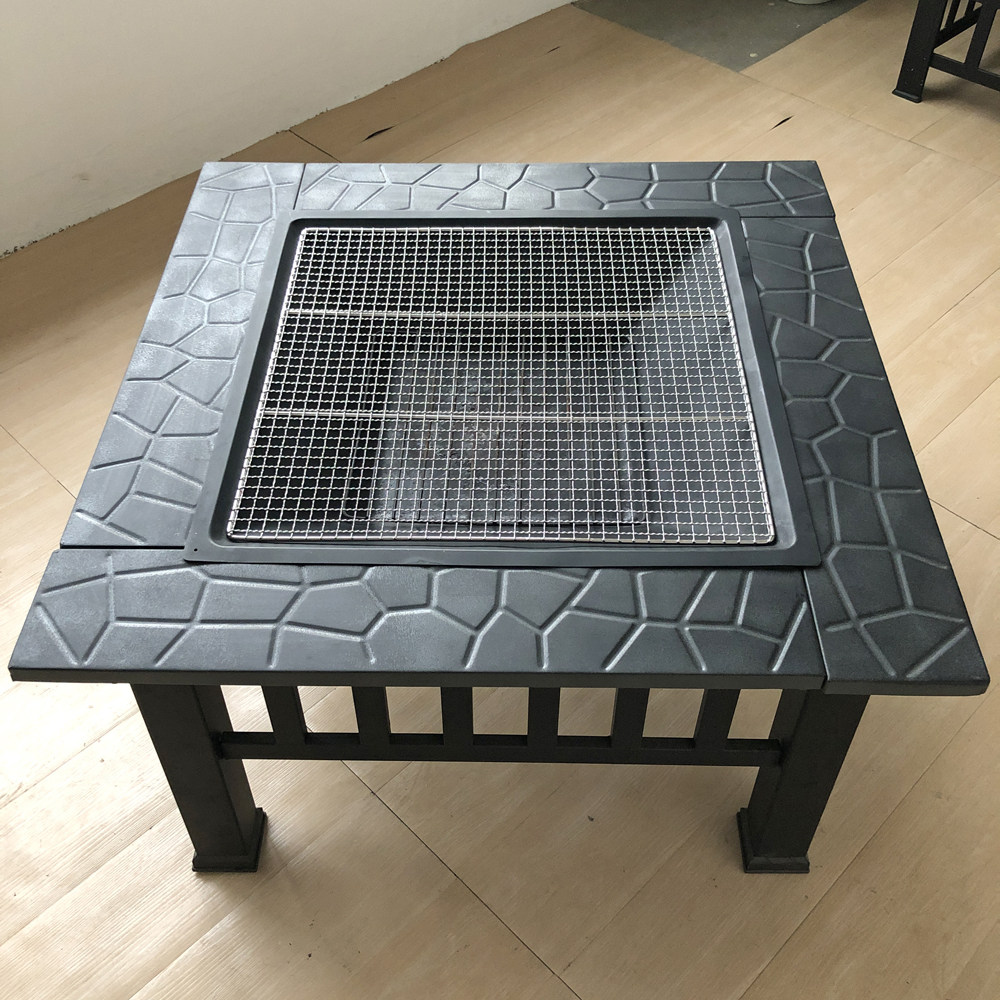 烧烤户外烤炉木炭5人以上庭院家用桌子碳烤烧烤炉