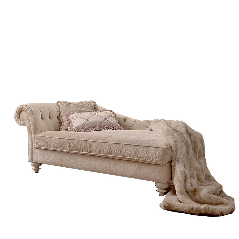 欧式卧室太妃休闲沙发躺椅拆洗榻可美人户型贵妃椅