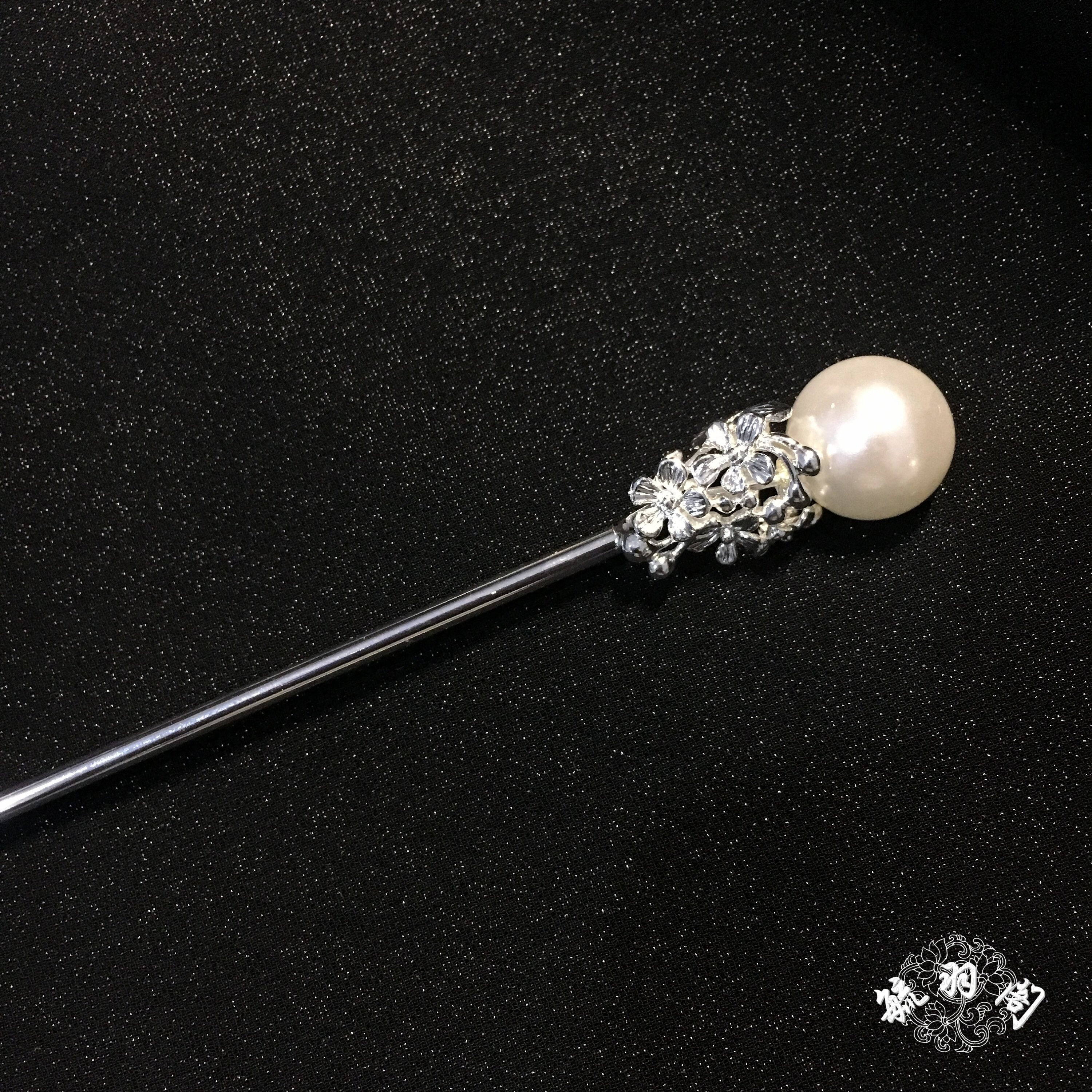 一只包邮百搭明制汉服发饰87版红楼梦林黛玉珍珠发饰