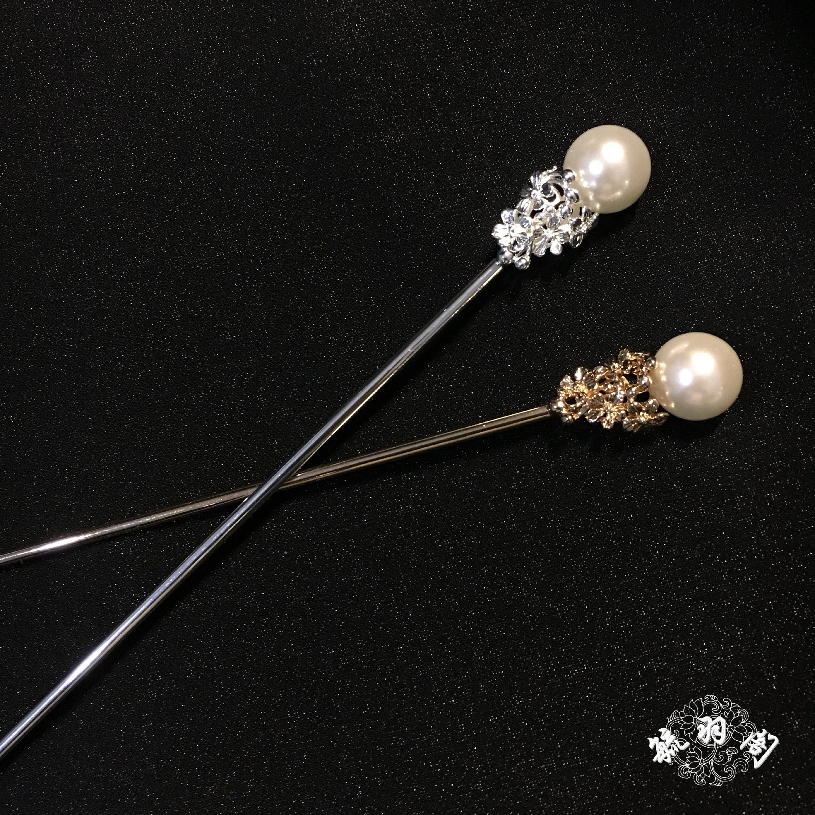 一只包邮百搭明制汉服发饰87版红楼梦林黛玉珍珠发饰