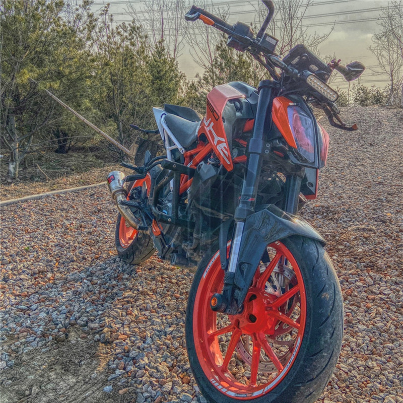 适用ktm390advduke390duke250新款改装发动发动机机防盖帽配饰