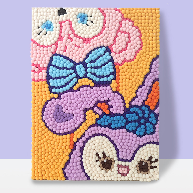 毛球画生日礼物女生diy太阳花美少女战士星黛材料包包diy