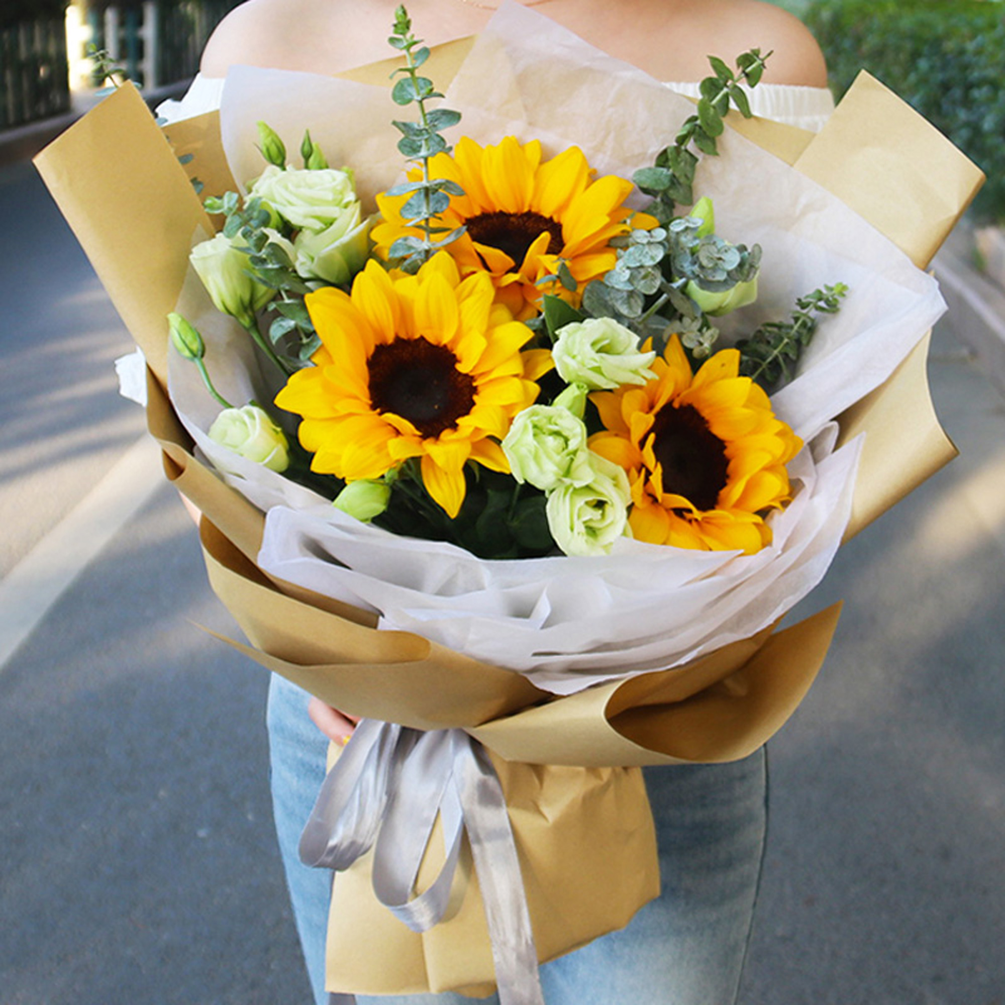 全国同城速递生日配送混搭鲜花花束教师节向日葵鲜花速递同城
