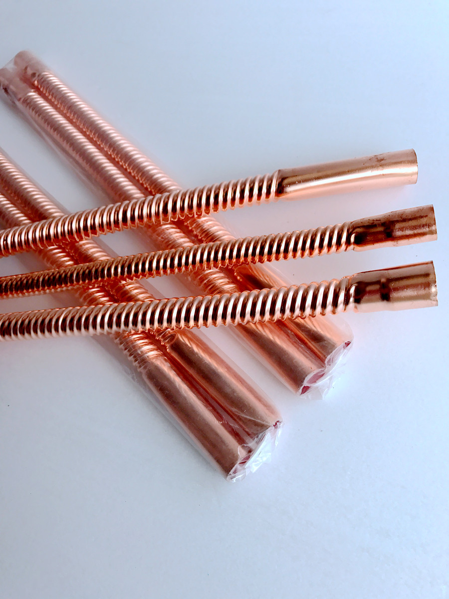 空调配件紫铜波纹管螺纹斜纹焊接连接管软管空调配件