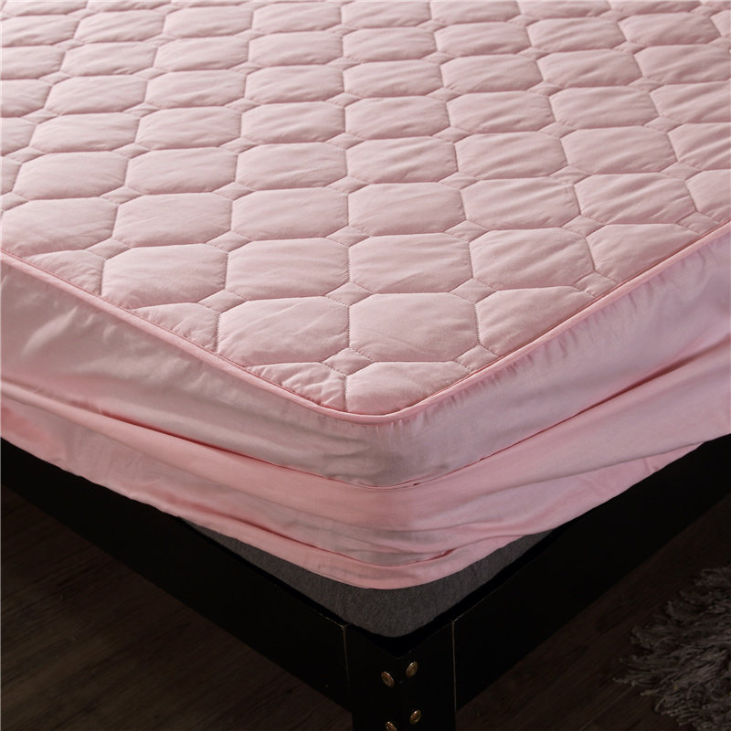 防水纯棉夹棉床笠单件隔尿透气床垫保护套防滑床笠