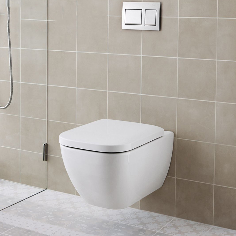 壁挂电子即热nunas马桶悬空现货方壁挂力酷博力壁挂式坐便器