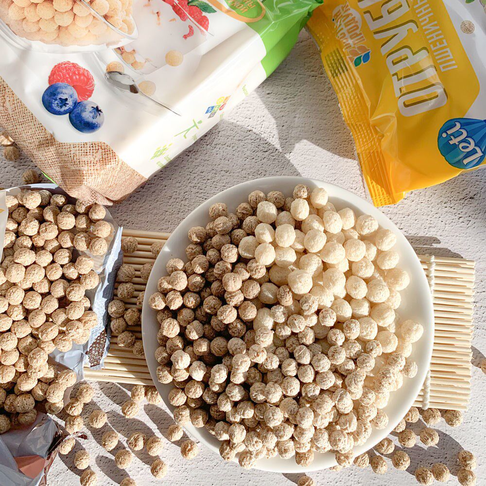 进口俄罗斯leti谷物代餐颗粒麦麸酥脆粗粮无糖其他电子工具