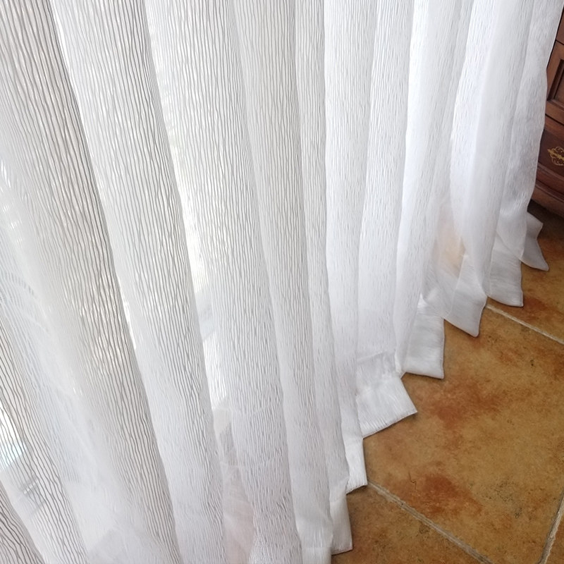 进口窗纱轻奢高端土耳其现代简约欧式法式卧室客厅定制窗帘