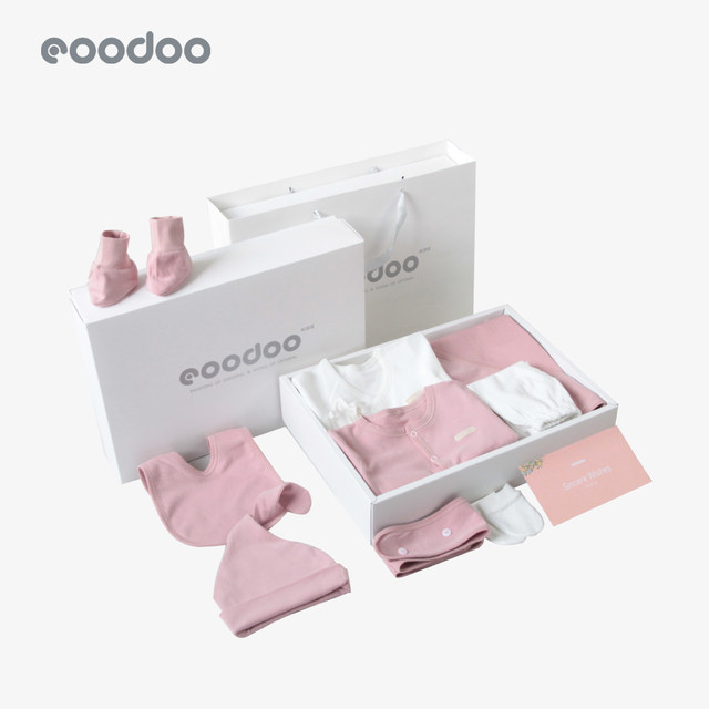 Suit newborn baby gift full moon spring and autumn seasons newborn baby gift baby products Daquan Suit newborn baby gift full moon spring and autumn seasons newborn baby gift baby products Daquan