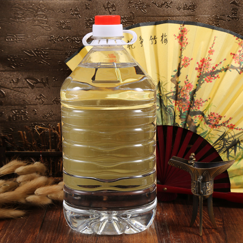 桶装白酒68度5l约10斤纯粮食清香型自酿高度闷倒驴散装泡药酒