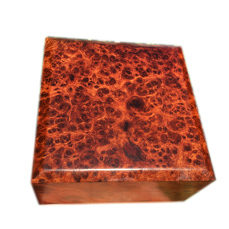 树瘤盒子红木工艺品花梨瘿木首饰盒樱木手镯佛珠收纳盒工艺品实拍