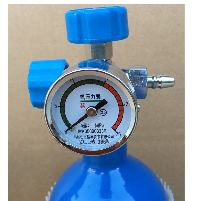 氧气促销4l气瓶压力表开关家用配件减压阀压力表