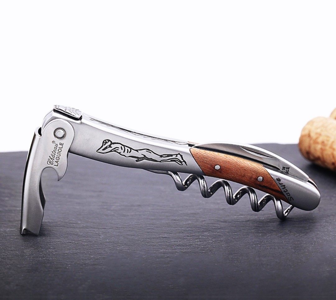 法国chateaulaguiole拉吉奥乐城堡酒刀海马刀爱神限量红酒开瓶器开瓶