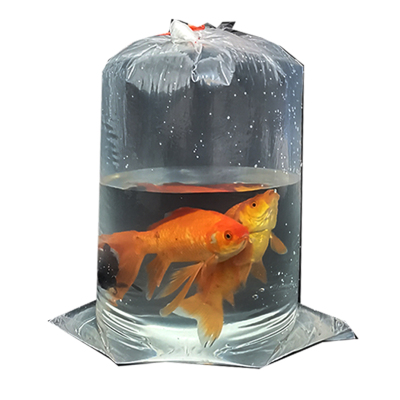 加厚水族观赏鱼打包袋活鱼运输袋子包装塑料袋平口氧气袋装鱼