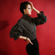 Yanrong 2020 autumn new women's tops all-match blouses are thin striped long-sleeved blouses Yanrong 2020 autumn new women's tops all-match blouses are thin striped long-sleeved blouses