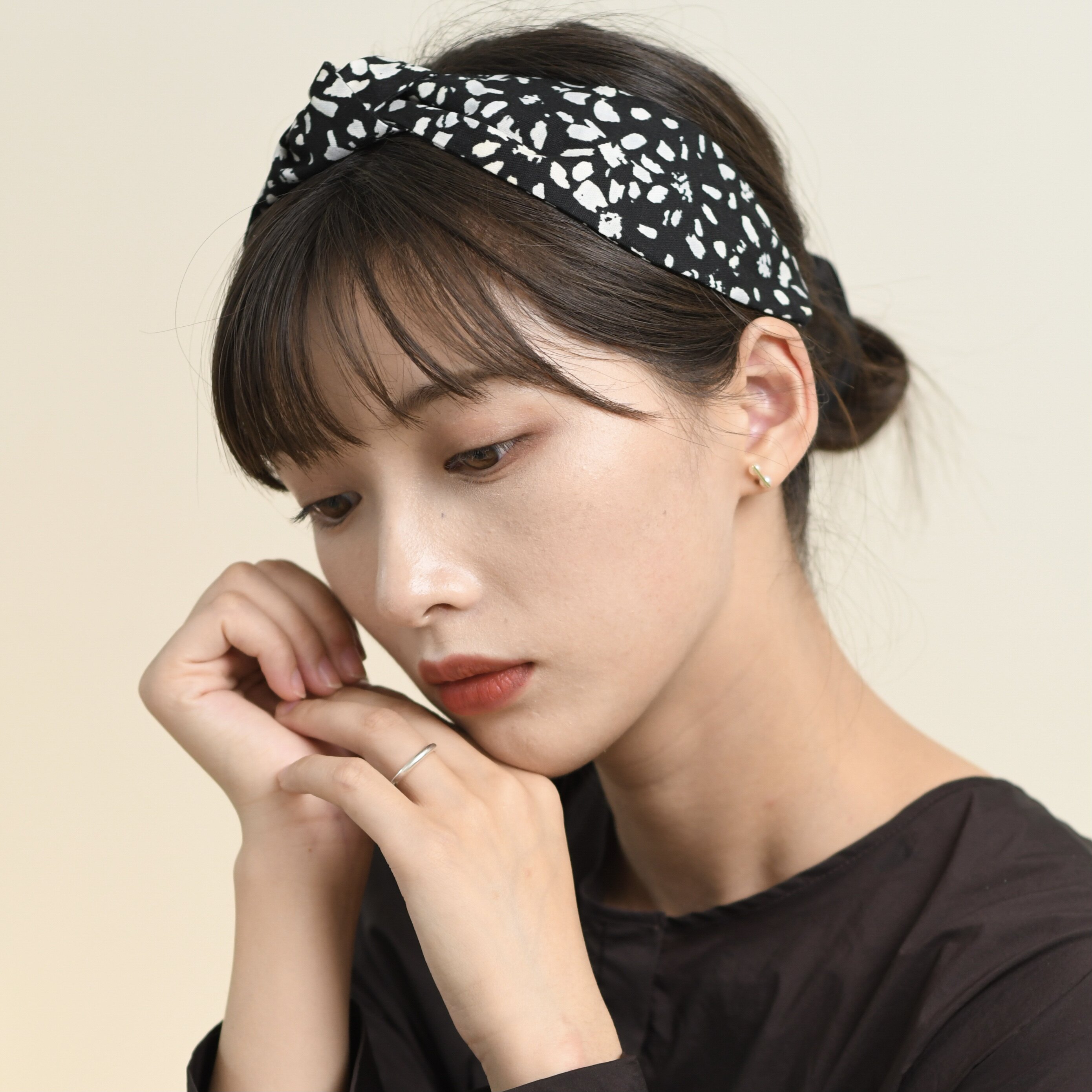 lbardeen美国进口布料复古港风ins风网网红春夏发饰